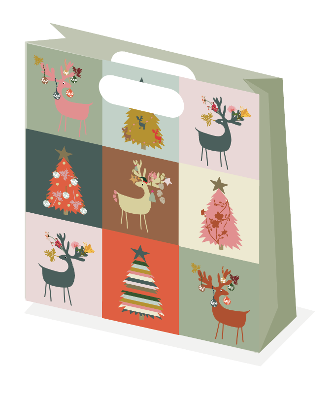 luxezakje kerst  Blanco