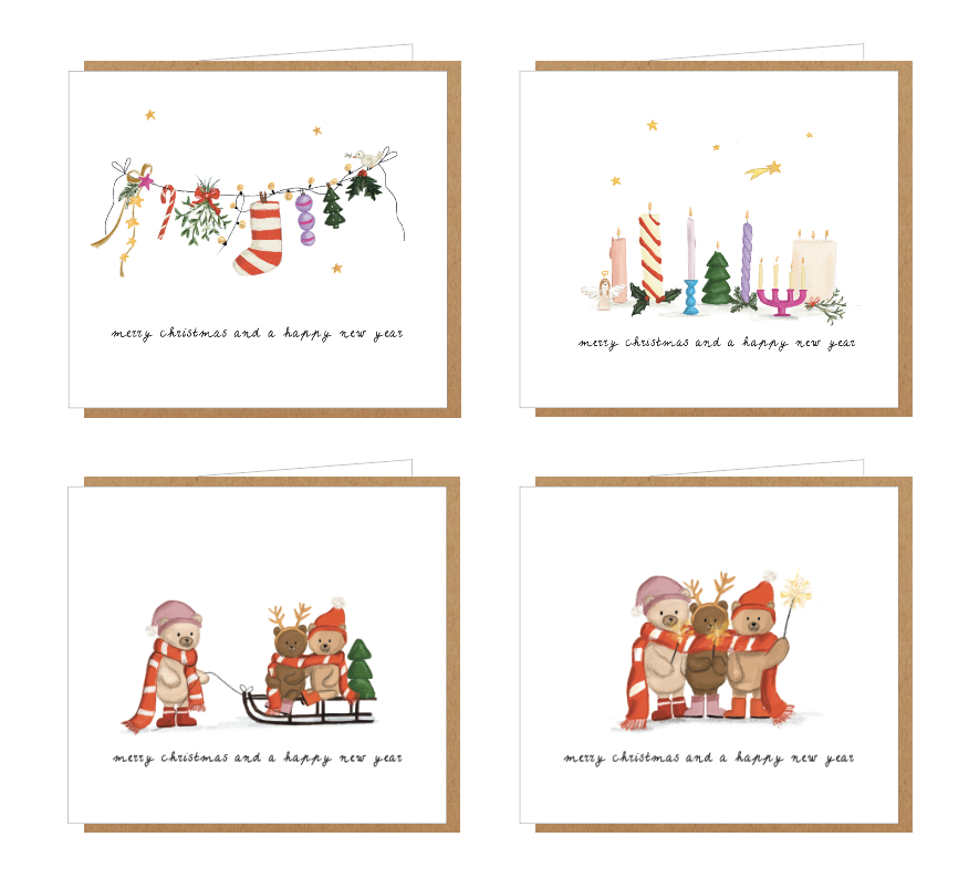 Nadine box 8 stuks/4 designs