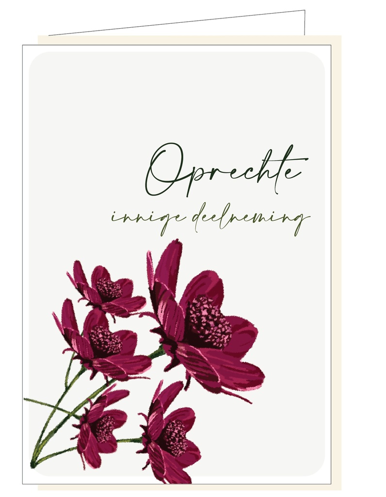 Oprechte innige deelneming