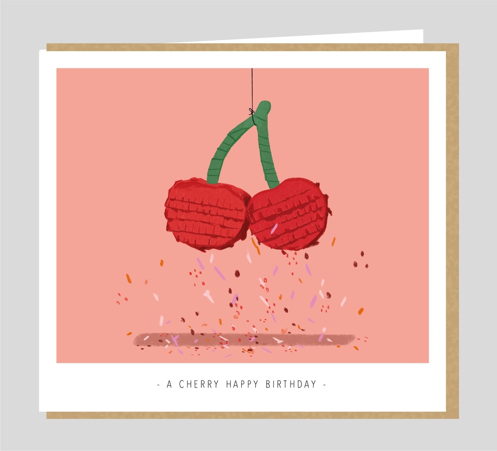 A cherry happy birthday