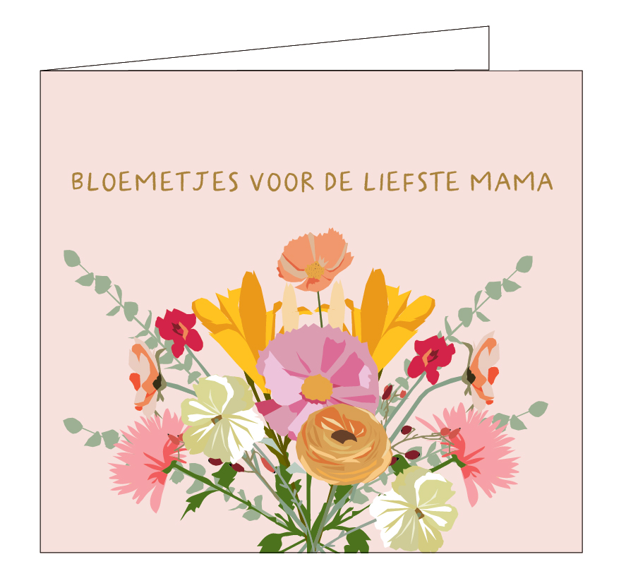 Bloemetjes voor de liefste mama