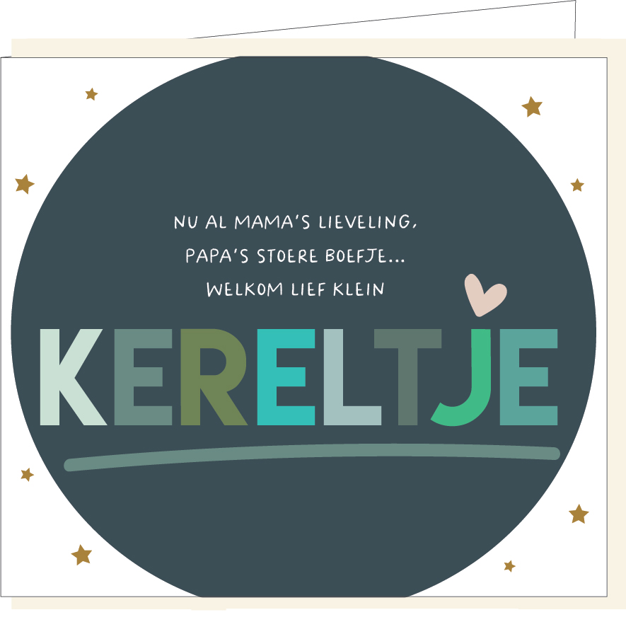Welkom lief klein kereltje