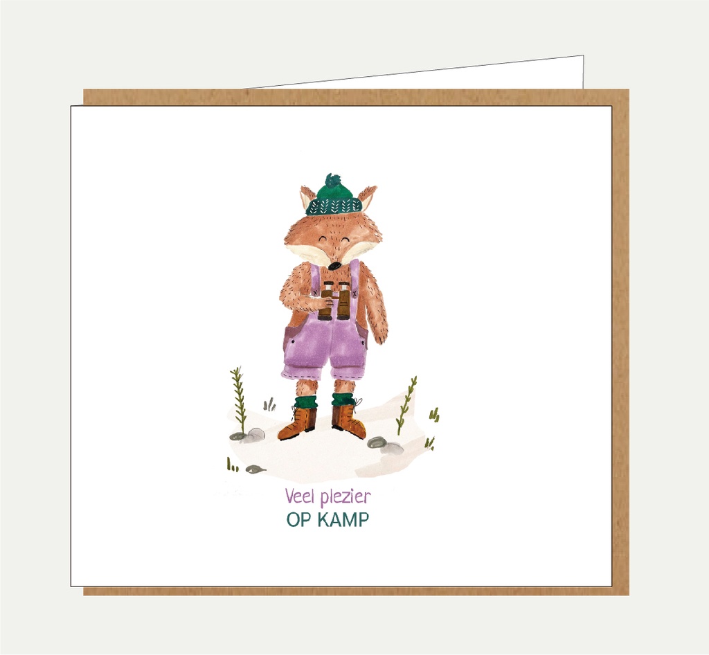 Veel plezier op kamp