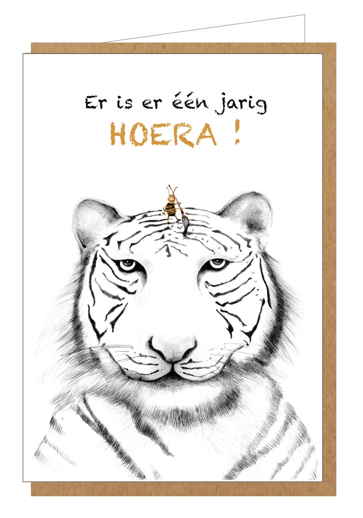 Er is er één jarig HOERA !