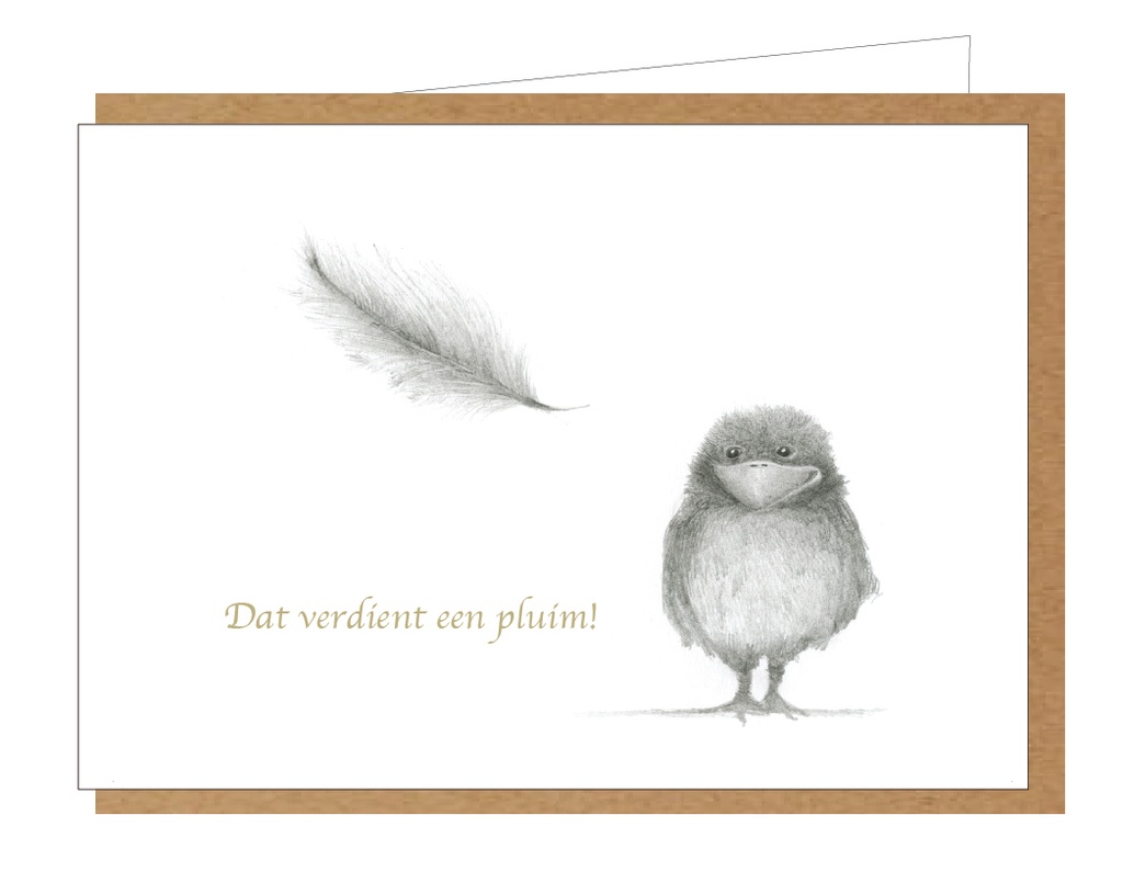 Dat verdient een pluim