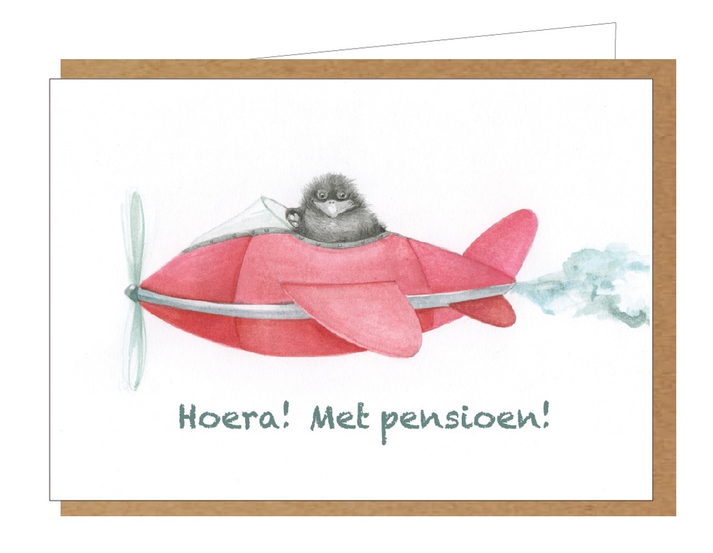 Hoera met pensioen