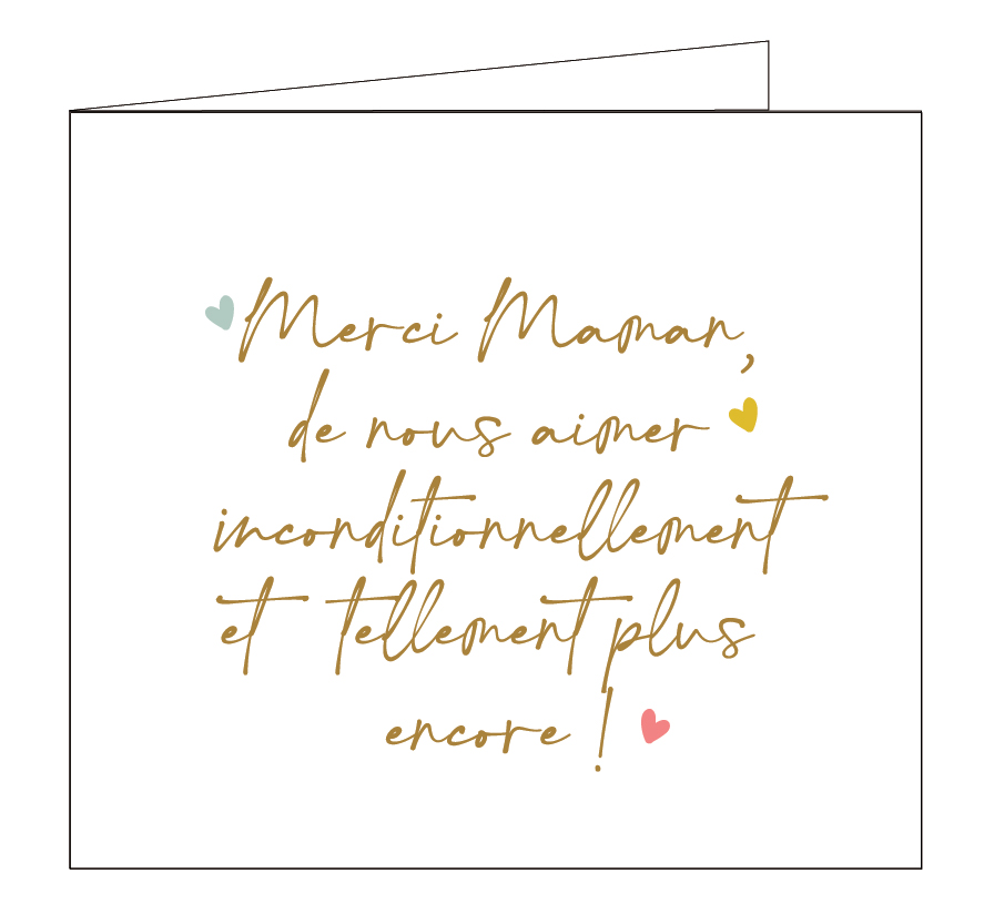 Merci maman...