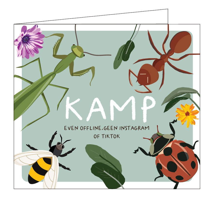 Kamp, even offline, geen instagram of tiktok