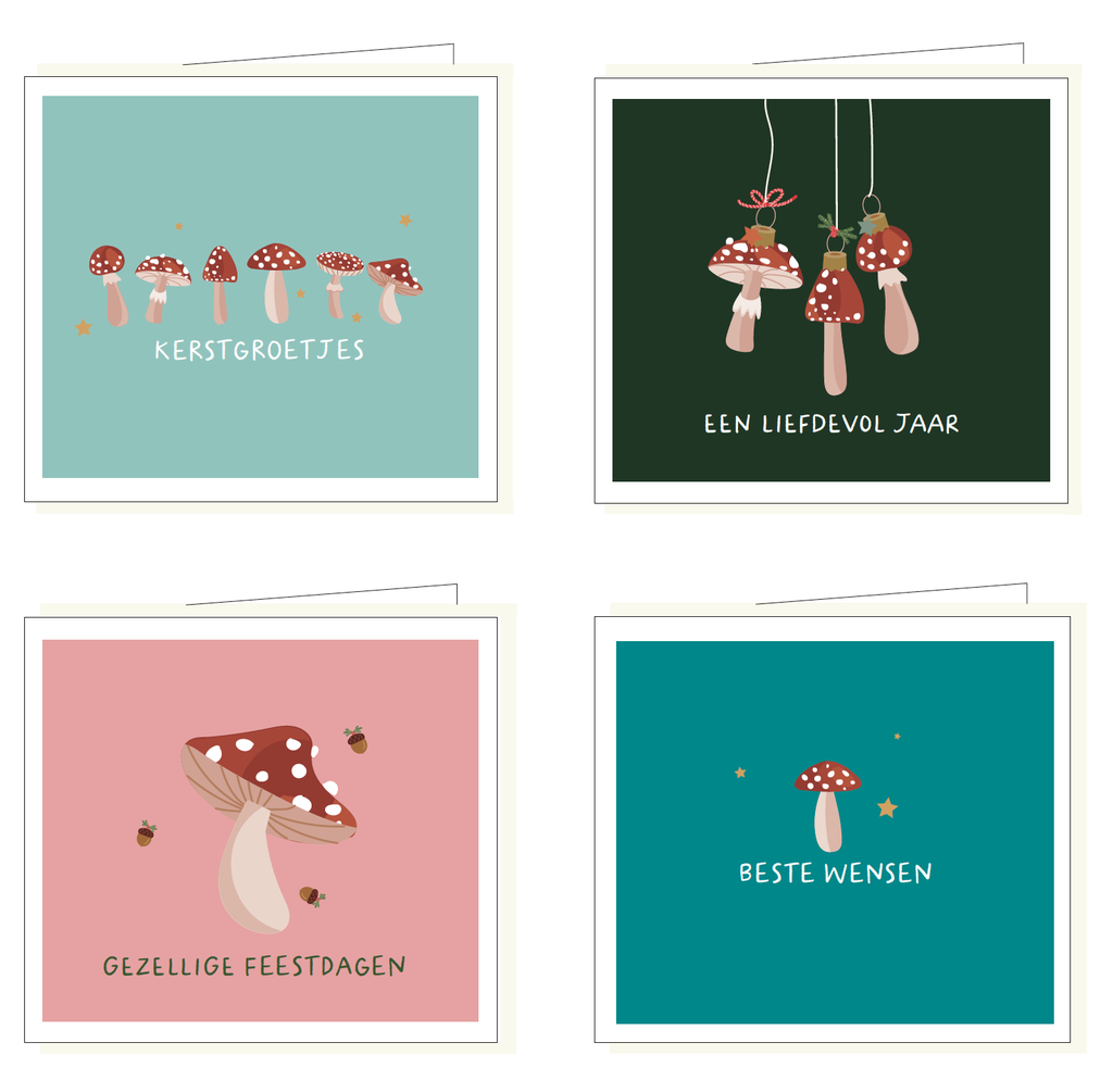 Leukewensenbox 8 stuks/4 designs