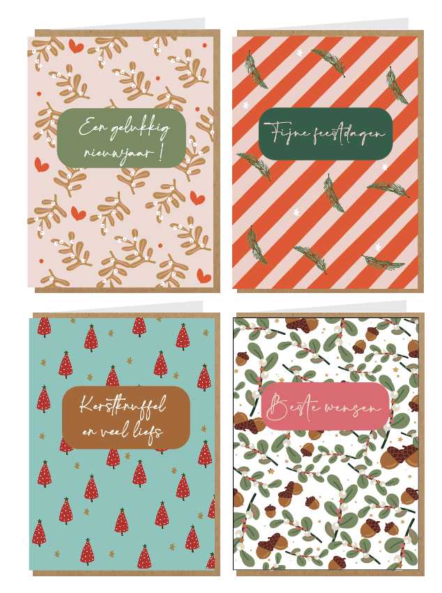 Hil Claesen box 8 stuks/4 designs