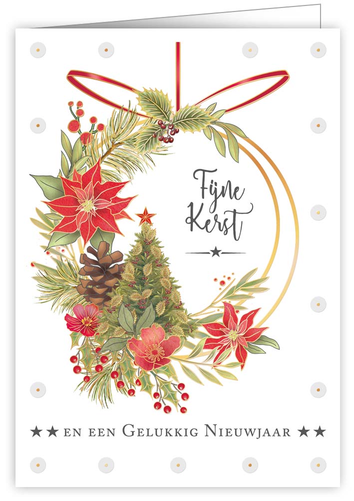 fijne kerst en een gelukkig nieuwjaar