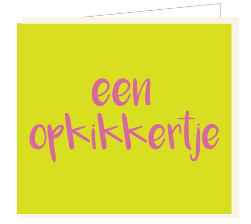 [B122] Een opkikkertje