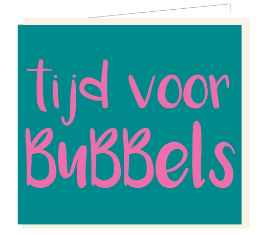 [B124] Tijd voor Bubbels