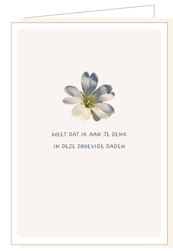 [MM1070] Weet dat ik aan je denk in deze droevige tijden