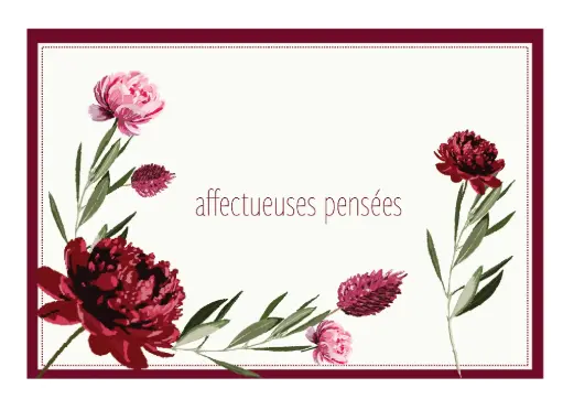 [PFR004] Affectueuses pensées 