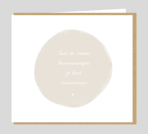 [ZZW008] Laat de mooie herinneringen je hart verwarmen