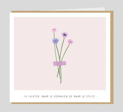 [ZZW012] Ik luister naar je verhalen of naar je stilte