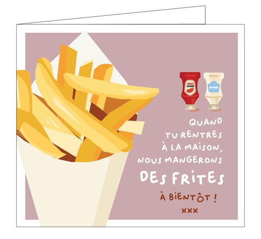 [KAF018] Quand tu rentres à la maison, nous mangerons des frites!
