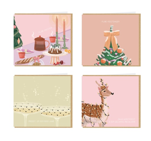 [KMBOX005] Kelly Marie box 8 stuks/4 designs