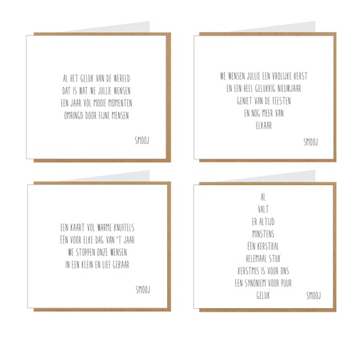 [SMBOX001] Smooj box 8 stuks/4 designs