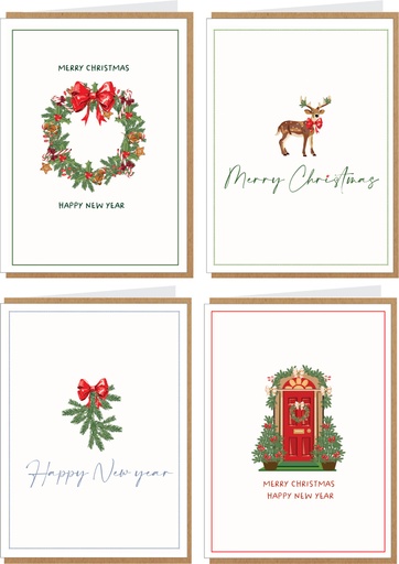 [HCBOX095] Leukewensenbox 8 stuks/4 designs