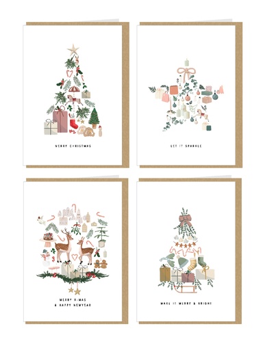 [KMBOX196] Kelly Marie box 8 stuks/4 designs