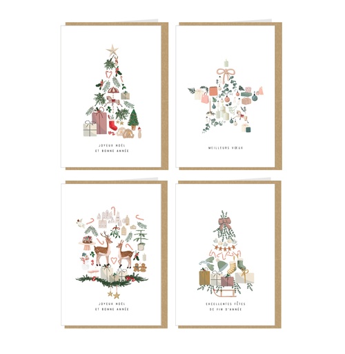 [KMFRBOX196] Kelly-Marie BOX 8 pieces/4 designs                                                      