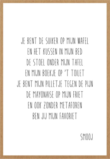 [SMJ014] Jij bent mijn favoriet