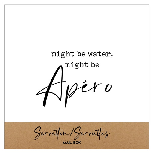 [SERK009] Might be water, Might be Apéro