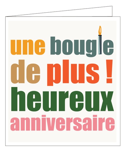 [PO885] Une bougie de plus ! heureux anniversaire