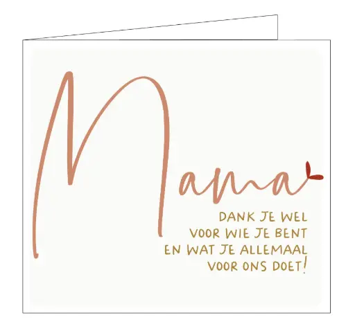 [OCC1831] Mama, dankjewel voor wie je bent