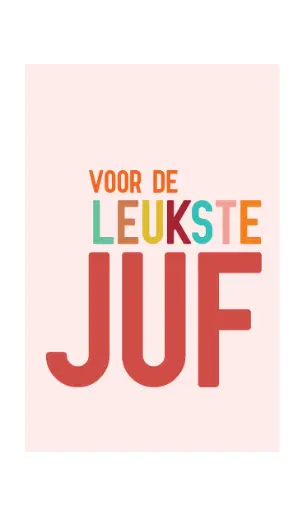 [NQE086] Voor de leukste juf