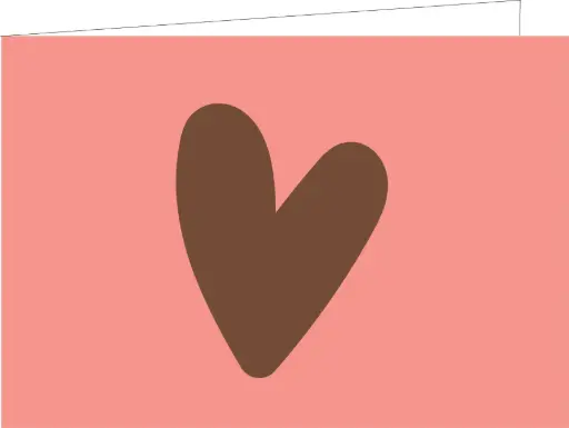 [WM193] Hart/Coeur (KOPERFOLIE)(DORURE CUIVRE)