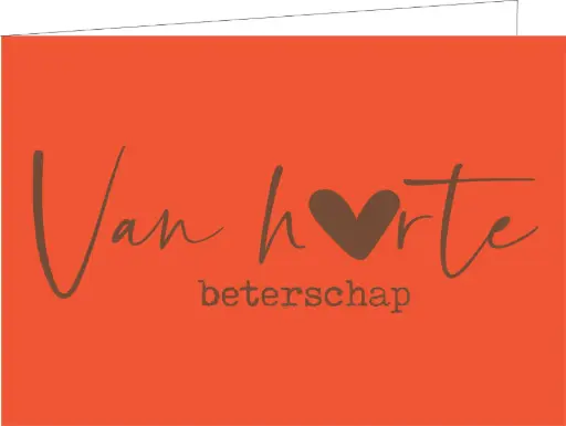 [WM197] Van harte beterschap (KOPERFOLIE)