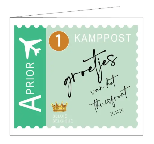 [KA034] Kamppost Groetjes van het thuisfront