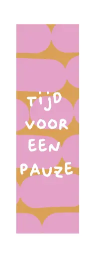 [BOEK012] Tijd voor een pauze