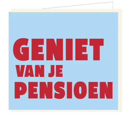 [B155] Geniet van je pensioen