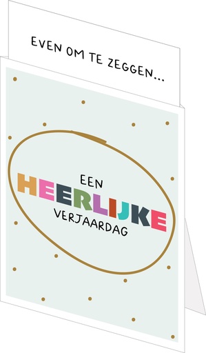[CQ034] Een heerlijke verjaardag