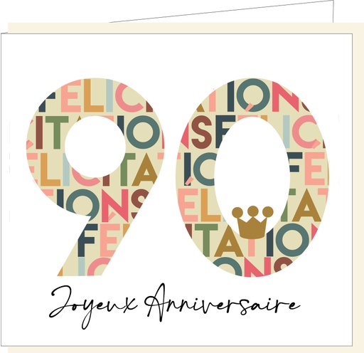 [AGF1234] 90 ans                           