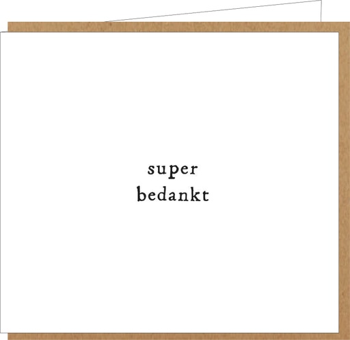 [LM064] super bedankt