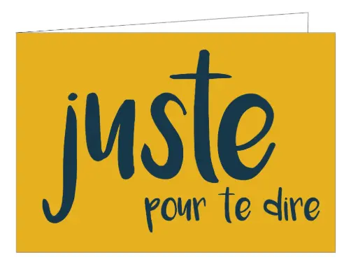 [WMF106] Juste pour te dire
