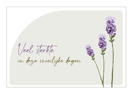 [PR011] Veel sterkte in deze moeilijke dagen