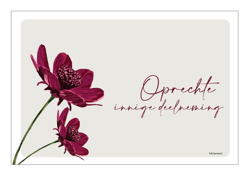 [PR046] Oprechte innige deelneming