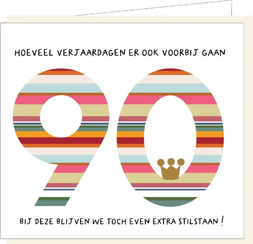 [AG1234] 90 jaar