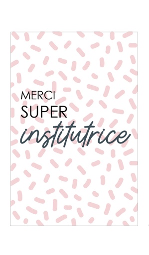 [NQFRS079] Merci super institutrice