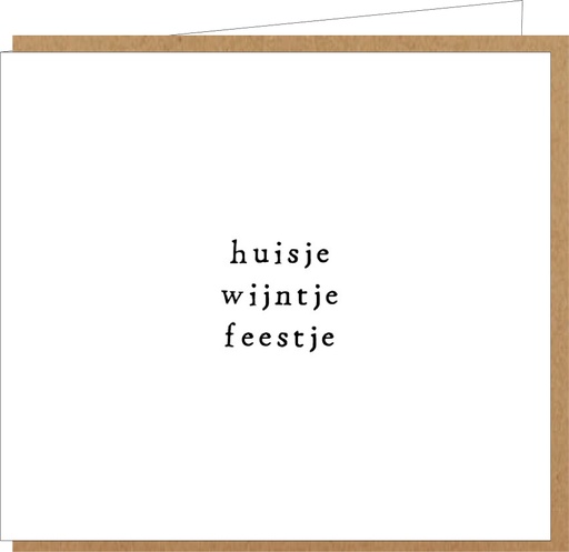 [LM078] huisje wijntje feestje