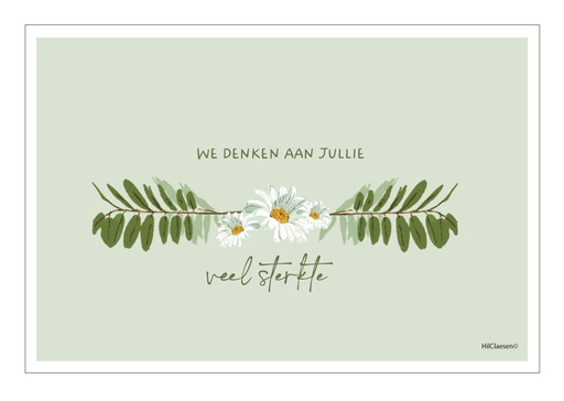 [PR056] We denken aan jullie...veel sterkte