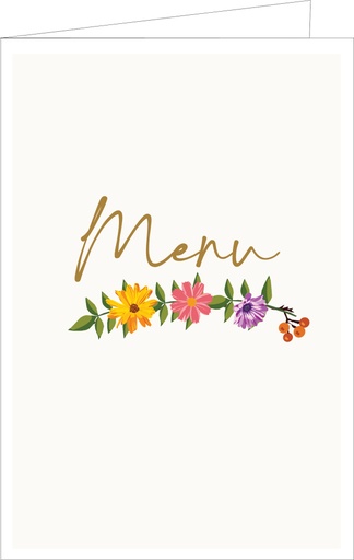 [M057] Menu Blanco