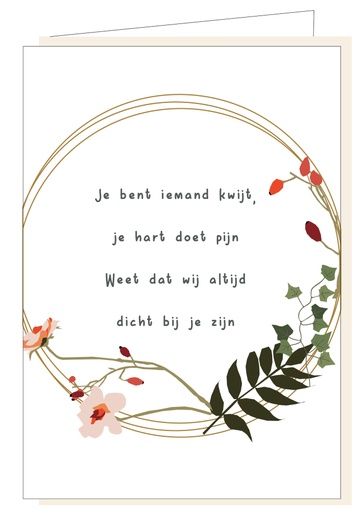 [MM1108] Je bent iemand kwijt, je hart doet pijn...