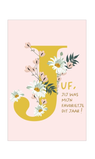 [NQE090] Juf, jij was mijn favorietje dit jaar !